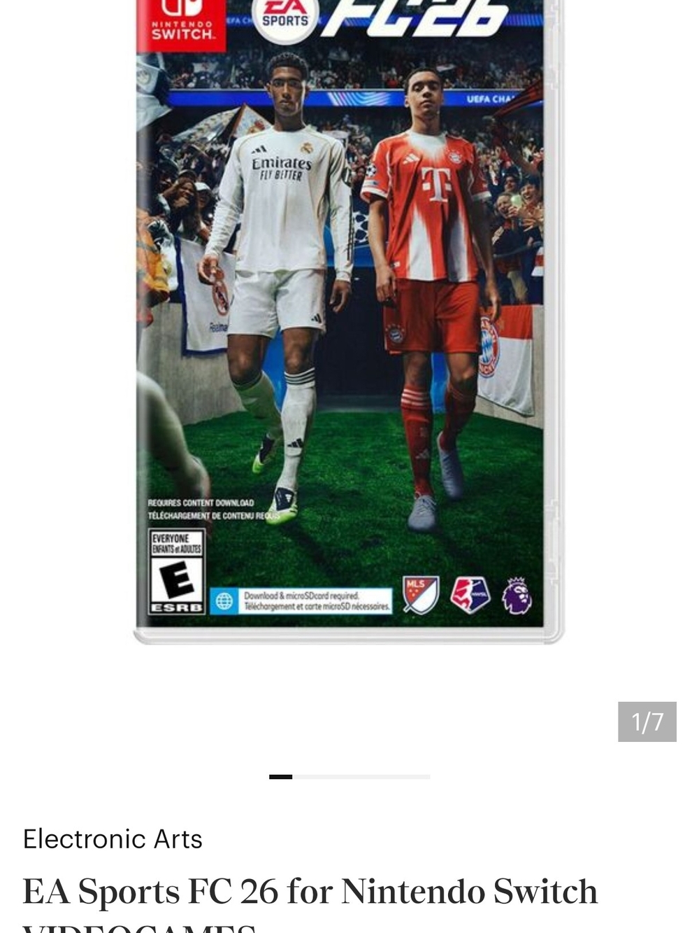 EA Sports FC 26 for Nintendo Switch - Red & White